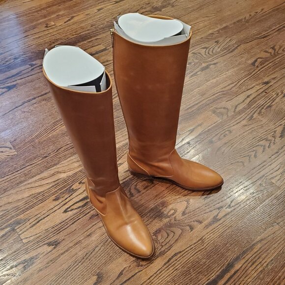 Dôen Illaria Boots in Whiskey Polished Calf - Picture 3 of 5